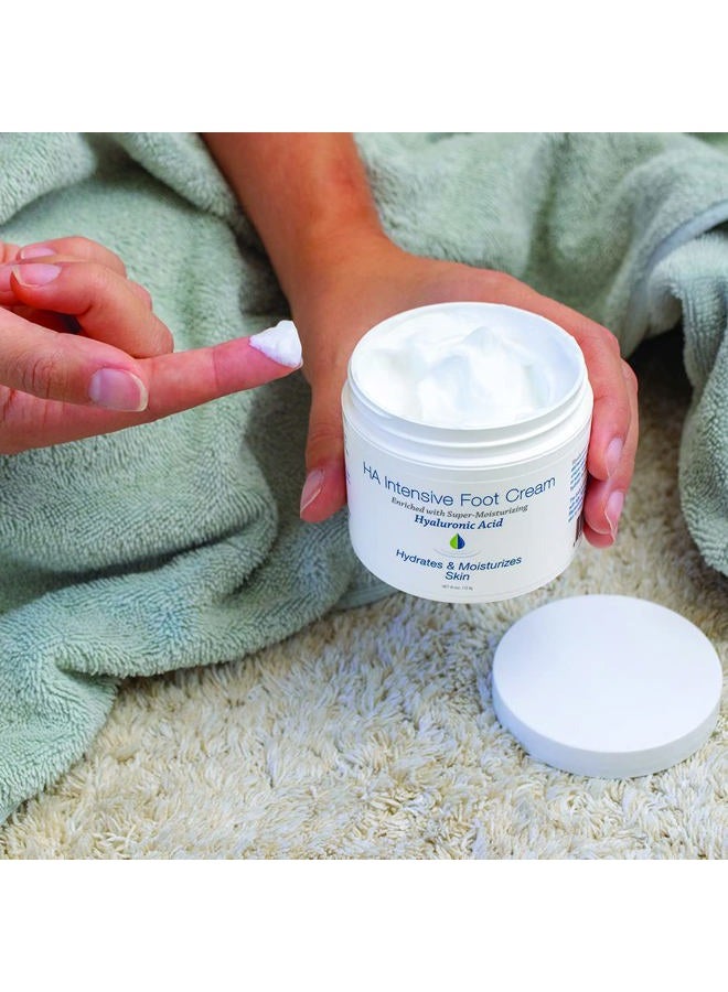 Hyalogic Hyaluronic Acid Foot Cream: Hydrates & Moisturizes Skin- Intensive Foot Moisturizer, Foot Lotion for Calluses & Dry Skin (4 oz.) - Image 3